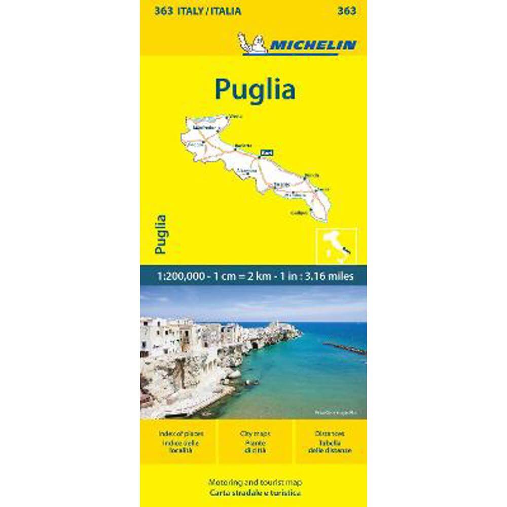 Puglia - Michelin Local Map 363: Map